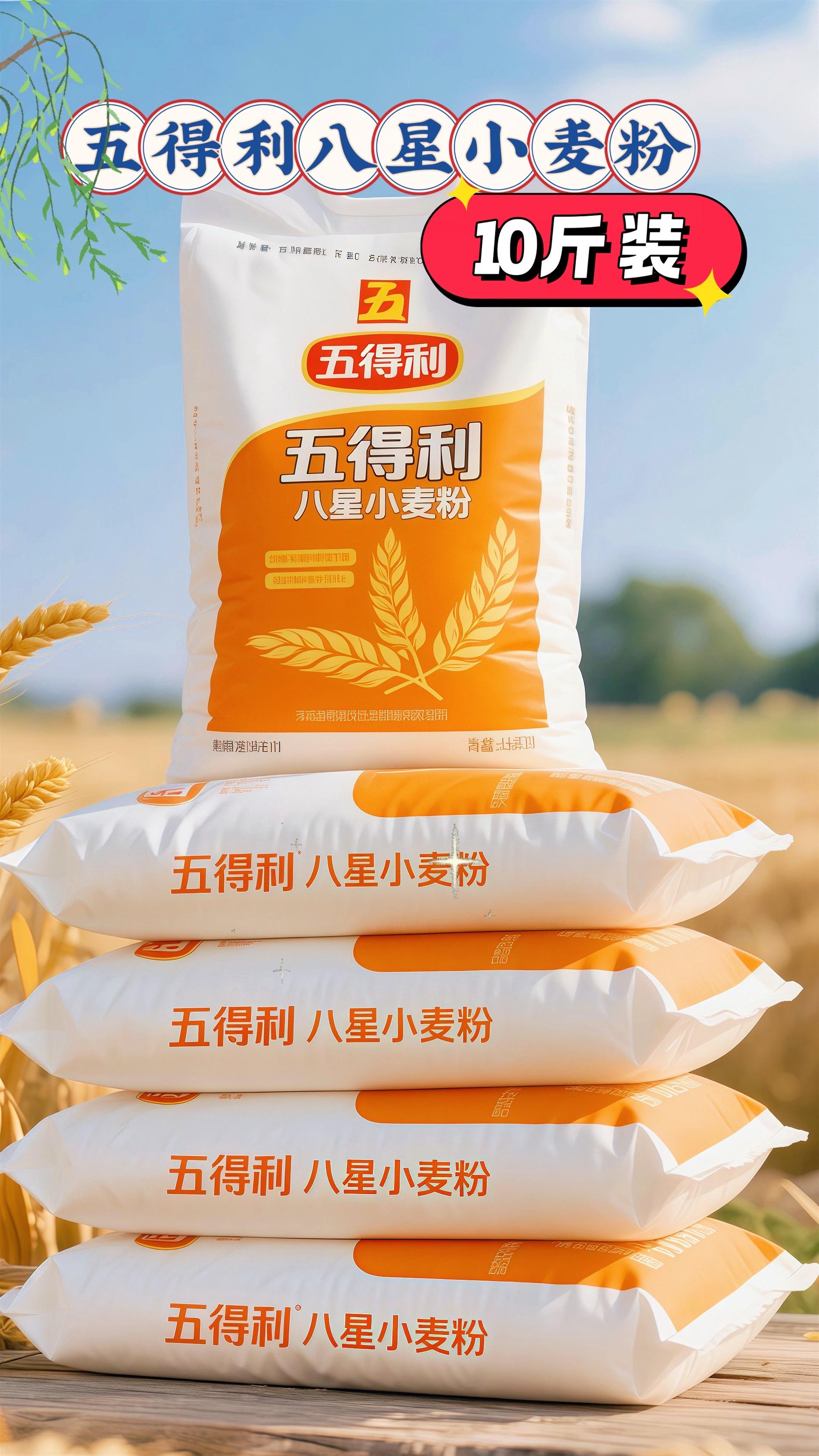 五得利八星雪花小麦粉|面食党狂喜!这波活动价不冲亏大了#图文掘金计划 爱吃面食的宝子们看过来!五得利八星小麦粉活动价太香了,闭眼入的那种!做馒头、面条,面粉选不对,口感直接垮掉!这款五得利八星小麦粉,堪称面食党的“王牌选手”,10斤装这个价位,囤就完事儿!精选优质小麦,研磨细腻到没朋友,关键还无添加剂、无增白剂,吃得健康又安心。用它蒸馒头,雪白松软还带弹牙嚼劲;擀面条下锅,劲道爽滑麦香四溢;蒸包子、烙饼、炸油条……不管哪种做法都能完美驾驭。#面食天花板 #无添加更健康 #麦香十足 #五得利星级面粉大测评