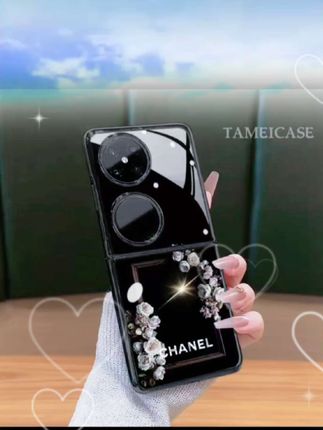 适用华为pocket2手机壳FINDN3FLIP折叠屏华为pockets玫瑰画框