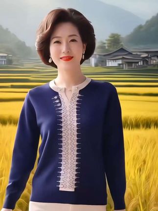 #针织衫 #时尚妈妈装 #这也太好看了 #大码女装 #洋气减龄