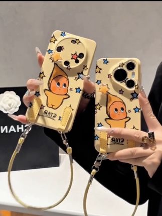 #潮品潮壳 旋转星星人挂绳适用苹果16手机壳iPhone15#手机壳 #强烈推荐 #轻奢手机壳 #网红手机壳