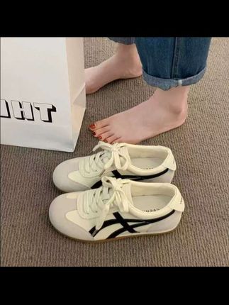 德训鞋女小白鞋春秋新款爆款平底百搭软底阿甘鞋运动休闲板鞋#百搭休闲小白鞋 #德训鞋 #软底阿甘鞋 #运动休闲板鞋女 #休闲百搭小白鞋