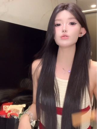 【精修版免发网假发•青春期】自然高层次长直发假发#甜妹风 #直发女神 #假发套#增加发量#修饰脸型@DOU+上热门 @DOU+好生意 @巨量千川