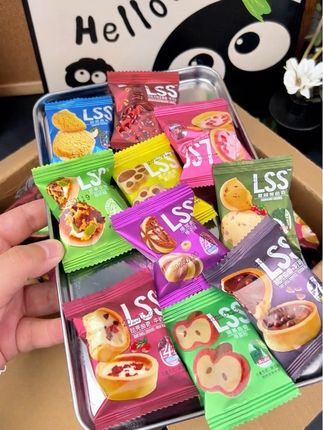 十种口味曲奇饼干大礼包儿童早餐小吃网红零食 散装独立小包零食#童年记忆小零食 #饱腹感超强的早餐