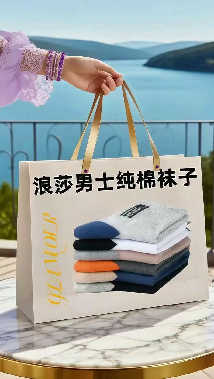 #男士袜子 #浪莎袜子#纯棉中筒袜##吸汗透气不臭脚 #舒适百搭