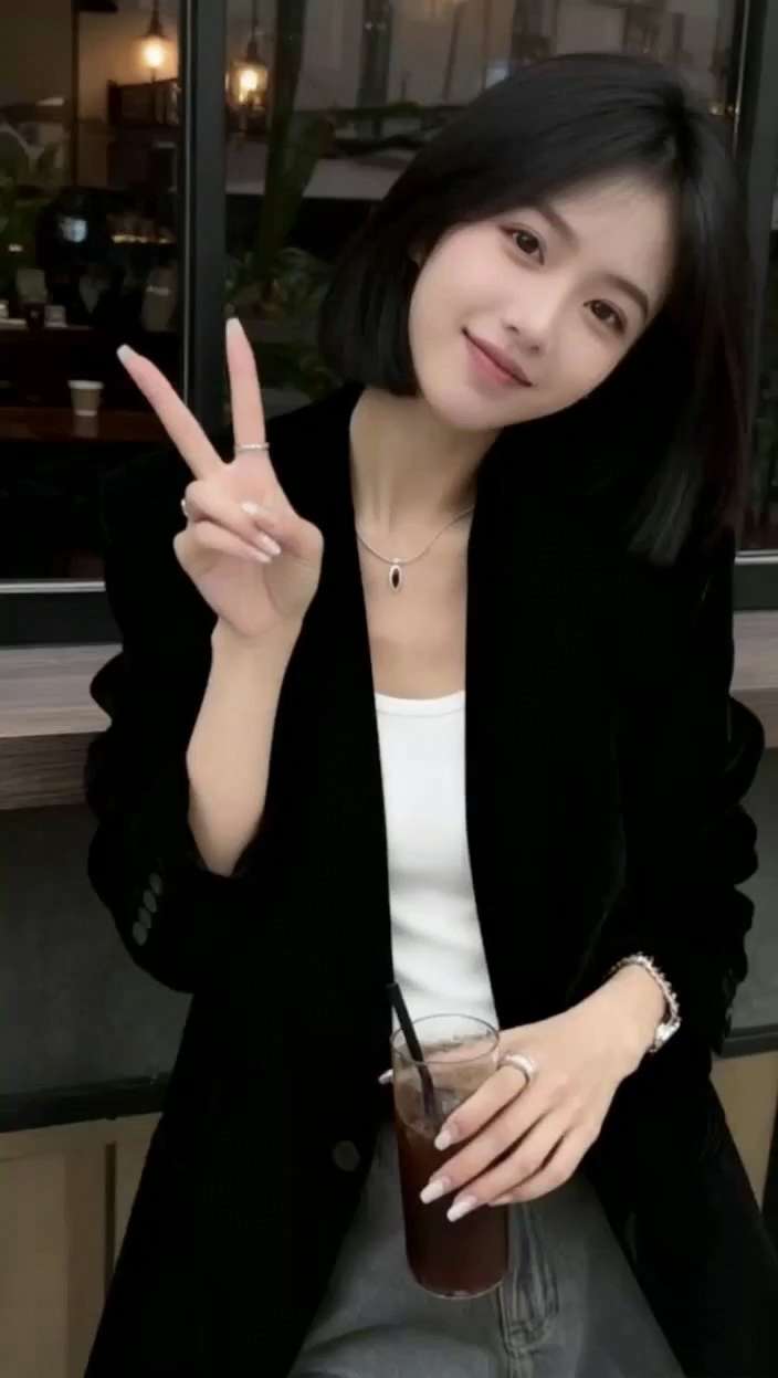 秋款上新~黑色丝绒气质西装外套。#秋季不露腿穿搭 #高级感穿搭 #ootd穿搭 #早秋穿搭三分钟出门不是梦 #秋冬穿搭新鲜感在线 @抖加🔥上热门🔥dou+🔥热点宝