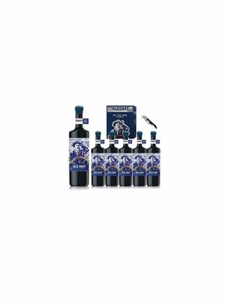 切法国进口17.5度航海家干红葡萄酒750ML .*6瓶彩箱装原装进口红酒#好酒推荐