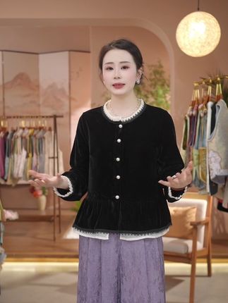 秋冬新款显瘦显年轻衬衫 #女装 #优雅气质 #传统服饰 #遮肉显瘦 #日常搭配