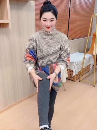 #女士高腰加绒加厚打底裤 #保暖不臃肿 #不起球弹力大 #舒适百搭又透气 #高腰加绒保暖裤