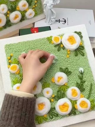 #毛线戳戳秀##十字绣爱好者 #钩针图解 #手工编织零基础教学 #我的手工作品