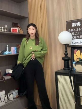 NANA【腿精玩家】加绒/不加绒超显瘦高腰微喇裤宽松有弹力#显瘦显高显腿长 #微喇裤显腿长 #弹力百搭舒适 #休闲裤 #洋气百搭