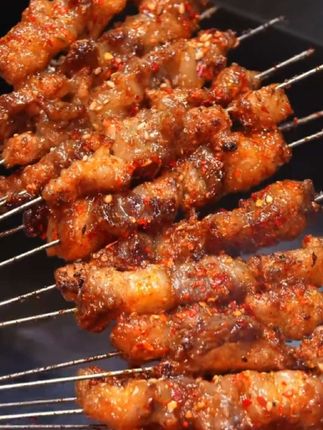 烧烤、烤肉,一料多用,撒、蘸、腌、烤。