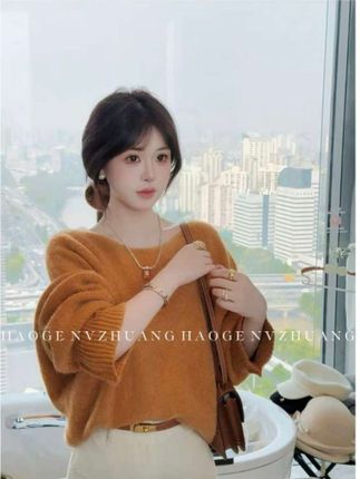 浩哥严选●秋岁时HGQ5MY3873A毛衣预显瘦气质时尚宽松慵懒设计感#ootd穿搭 #时髦精 #跟着浩哥学穿搭