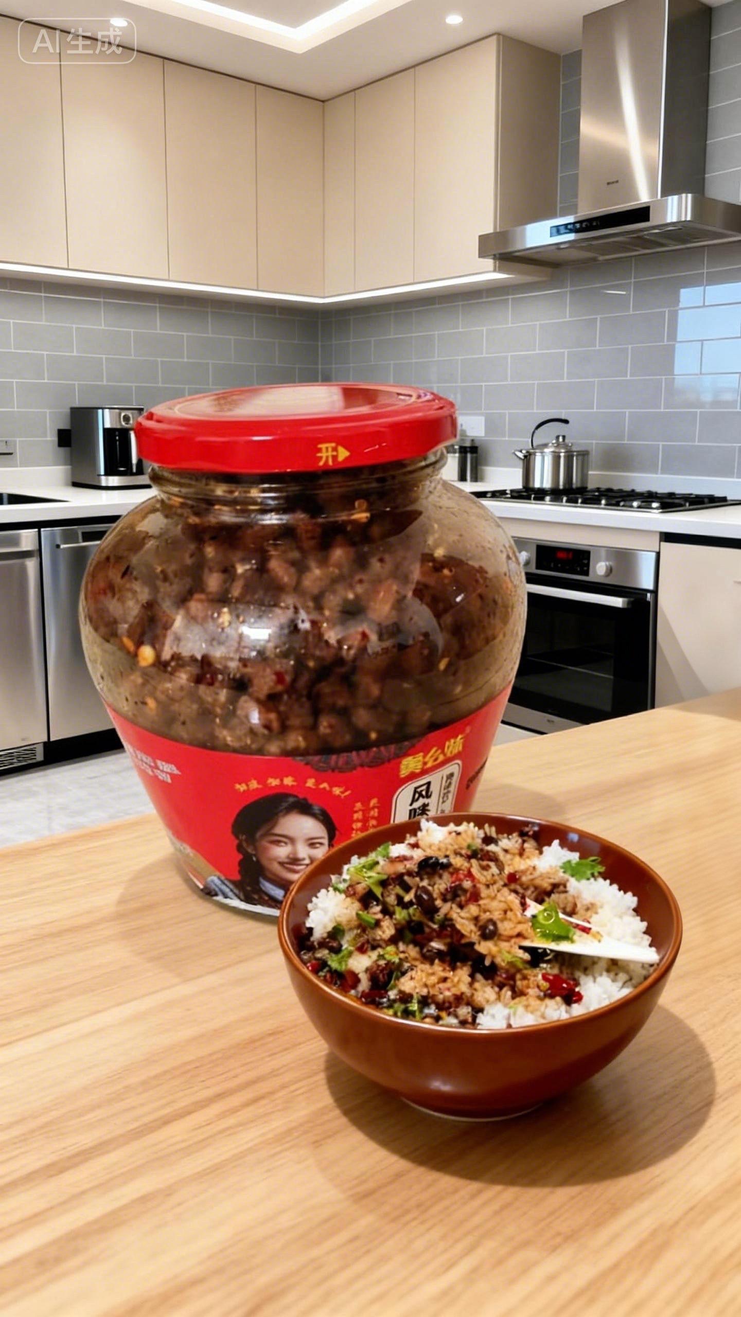 这贵州风味的臭豆豉可太绝了!又辣又香,不管是用来炒肉还是炒饭,都特别下饭,妥妥的“干饭好搭档”~ #下饭神器 #风味豆豉 #贵州豆豉
