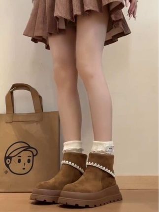 #好穿不累脚 #软底软面穿上超舒服 #短靴 #百搭鞋子 #显高显瘦显腿长