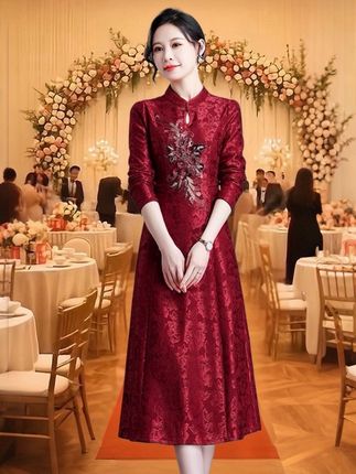 #婚庆礼服 喜妈妈礼服婚宴装#优雅气质 #高贵优雅 #喜婆婆喜妈妈 #穿出自信穿出美丽