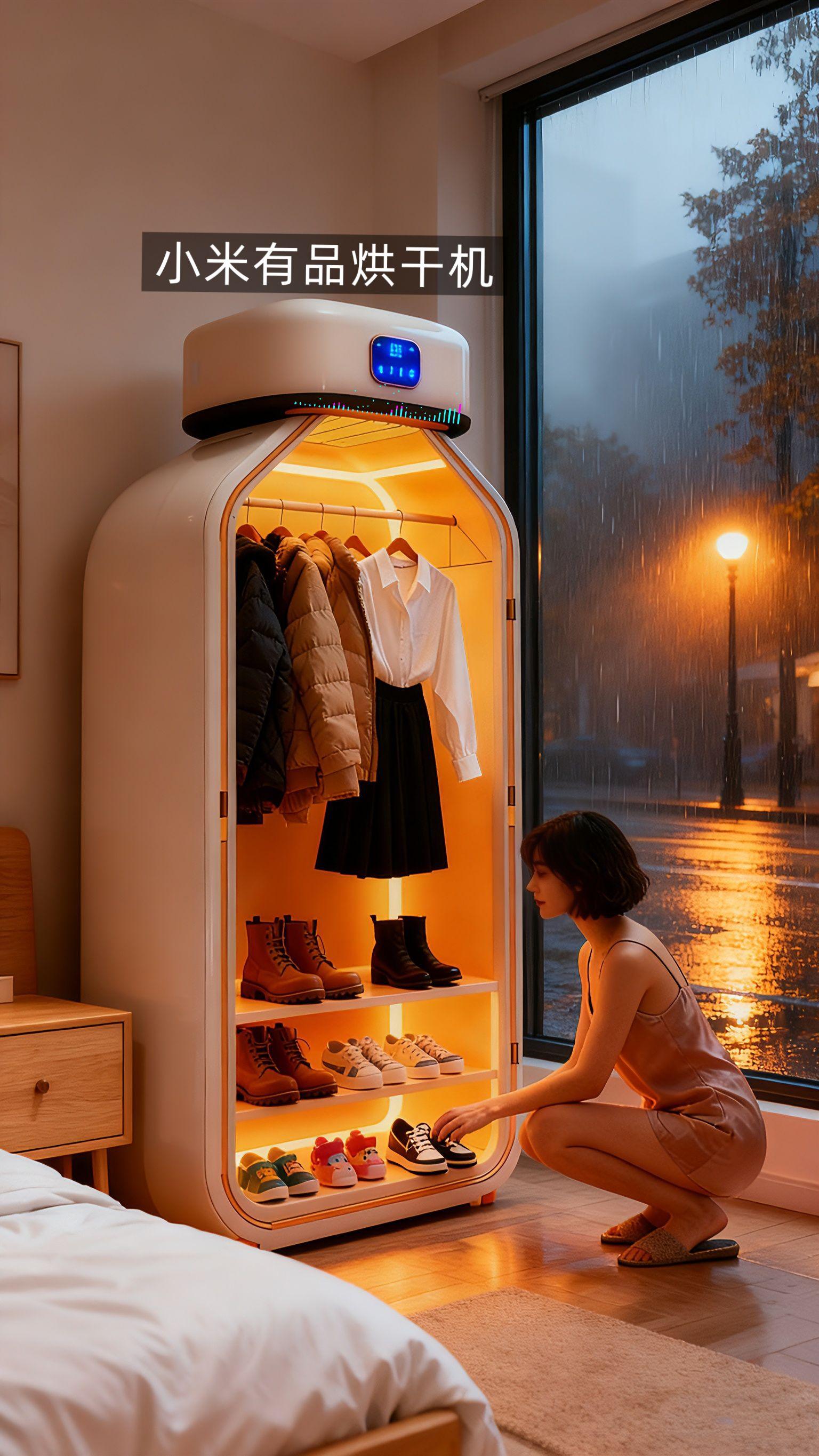 雨季有娃家庭必备!这台干衣机太懂我心了 谁明白啊!雨季晾衣服真是让人头疼!孩子一天换好几次,挂到发臭还湿漉漉的,绘本都翘角了,阳台堆得像湿漉漉的角落… 直到买了这台干衣机!60分钟快速烘干,就像给衣物按下了加速键,一股脑塞进去,拿出来带着阳光香~ 老公的臭袜子也烘得清爽,家里霉味潮气全无!阳台还空出来当孩子的游戏区,摆上积木绿植超惬意~ 有娃、多口之家放心入手!雨季救急+日常用都靠谱,直接把生活从潮湿模式切换到干爽模式,幸福感爆棚!#小米有品#提升幸福感好物#干衣机#家居好物#烘干机