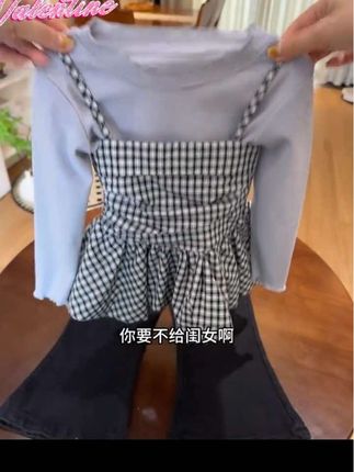 巨高品!秋天一定要给闺女安排上这种超甜美超显气质的小套装,上身太好看太洋气了!#高品质童装 #潮童必备 #女童套装 #秋款穿搭 #甜美穿搭