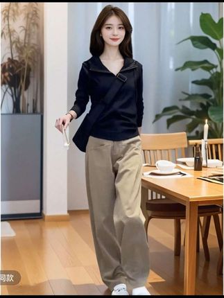 运动通勤百搭洋气时尚套装2025春秋新款小个子潮流品质女装两件套#运动套装 #春秋新款 #小个子穿搭 #潮流穿搭 #好穿