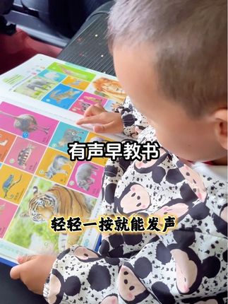 自从入手了这个有声早教书,我儿子真是走哪带哪,内容丰富,色彩鲜艳,特别适合0-9岁的小朋友#幼儿启蒙 #专注力培养 #宝宝早教知识