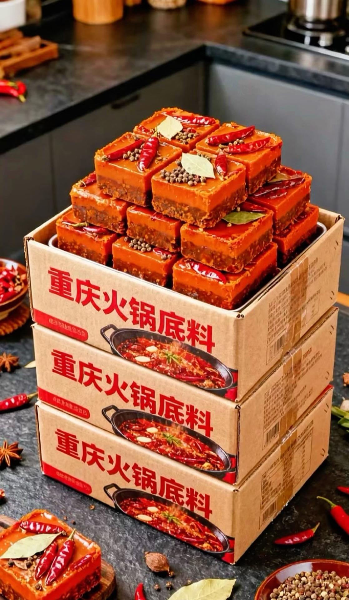 正宗的重庆火锅底料。#牛油火锅底料 #火锅底料 #重庆火锅底料 #火锅底料推荐 #牛油老火锅底料