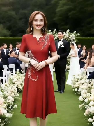 #喜婆婆喜妈妈 #优雅气质 #高贵优雅 #婚礼妈妈礼服 #婆婆妈妈装 @DOU+上热门 @巨量千川 @DOU+小助手
