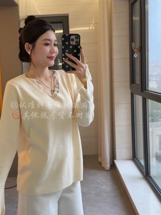 #蕾丝针织衫 #温柔穿搭 #精致穿搭 #针织衫 #单穿内搭都好看