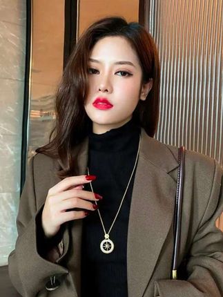 合金项链 精致八芒星项链女轻奢小众设计毛衣项链高级感长款秋冬#毛衣链 #时尚搭配分享 #洋气减龄 #百搭款式 #精致女人必备