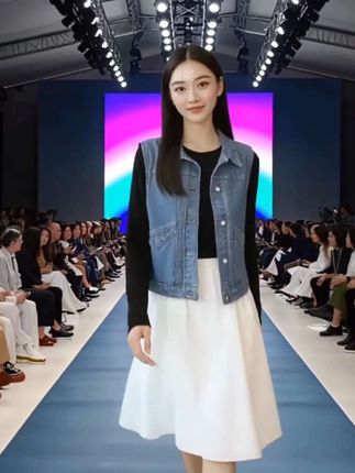 #牛仔马甲#高级感穿搭 #休闲舒适 #休闲女装 #秋季外套