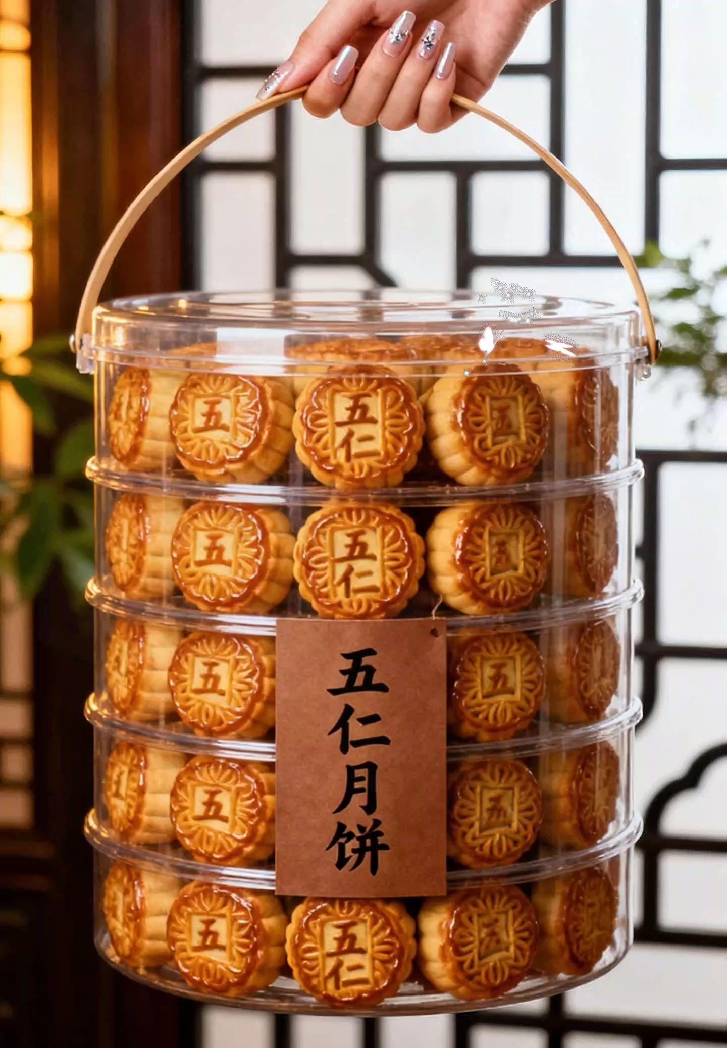 到手20个老式五仁月饼。#传统糕点 #舌尖上的味道 #中式糕点 #解馋 #老式五仁月饼