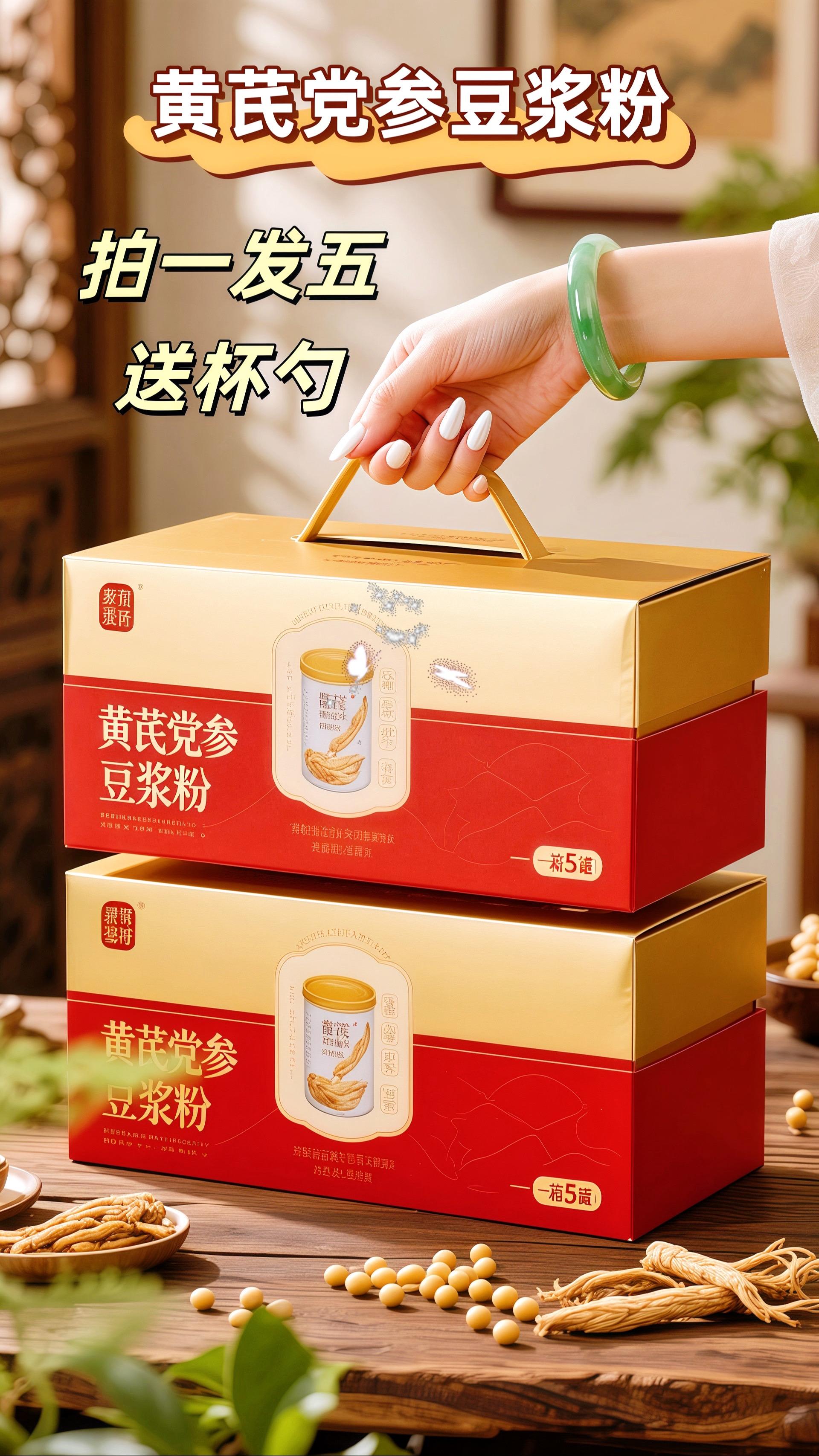 家人们,这款黄芪党参豆浆粉,真心建议你们都试试! 现在活动力度太给力了!这个价格能直接带走5罐,平时单买根本不敢想。趁活动多囤点准没错,这波要是错过了,保准得后悔到拍大腿! 早八党、平时赶时间的宝子们看过来!它冲泡特别方便,热水一冲、搅几下,一杯热乎乎的豆浆就好了,省时又省心,再也不用为早餐发愁啦! 配料表也实在得很:优质黄豆打底,还添加了黄芪、党参这两种常用的好食材。喝起来是自然的豆香混合着食材本身的清甜,口感醇厚又顺滑,越喝越舒服。不管是赶通勤的上班族,还是早课满满的学生党,都能快速喝上暖乎乎的早餐,真心推荐你们试试! #黄芪党参豆浆粉 #早餐喝什么 #豆浆 #美食 #生活美食