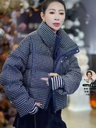 #立领厚实防寒羽绒服##做工精细 #时尚休闲穿搭 #优雅气质 #美不美你说了算 @DOU+小助手