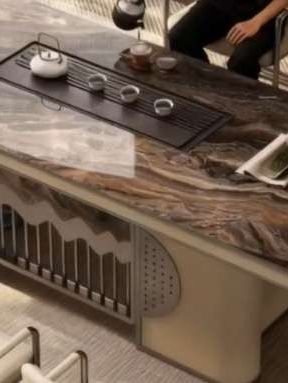 简约现代办公室茶台#茶桌 #茶桌椅组合 #高级感茶台 #办公室茶台 #高端大气上档次