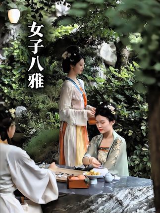 宋代美学,为何那么风雅? 君子六艺:礼、乐、射、御、书、数 女子八雅:琴、棋、书、画、诗、酒、花、茶 #风雅生活#宋代风雅#宋代美学#中式风雅#中式美学