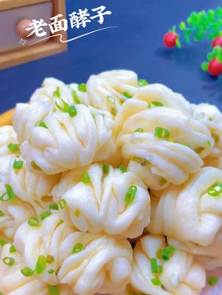 老面酵子蒸馒头包子,不用泡打粉,成功率高! 在家自己蒸包子馒头,蓬松暄软#面食 #动手自己做美食 #老面#老面馒头#健康美食自己做