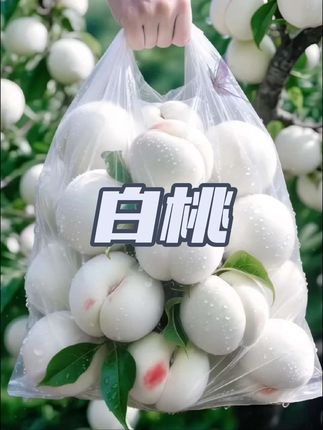 惊呆了!一到家吃了好几个,原来老公买的大白桃这么好吃!