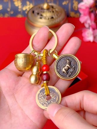 #百福缸#生肖钥匙扣#十二生肖 #钥匙扣挂件#车钥匙扣挂件
