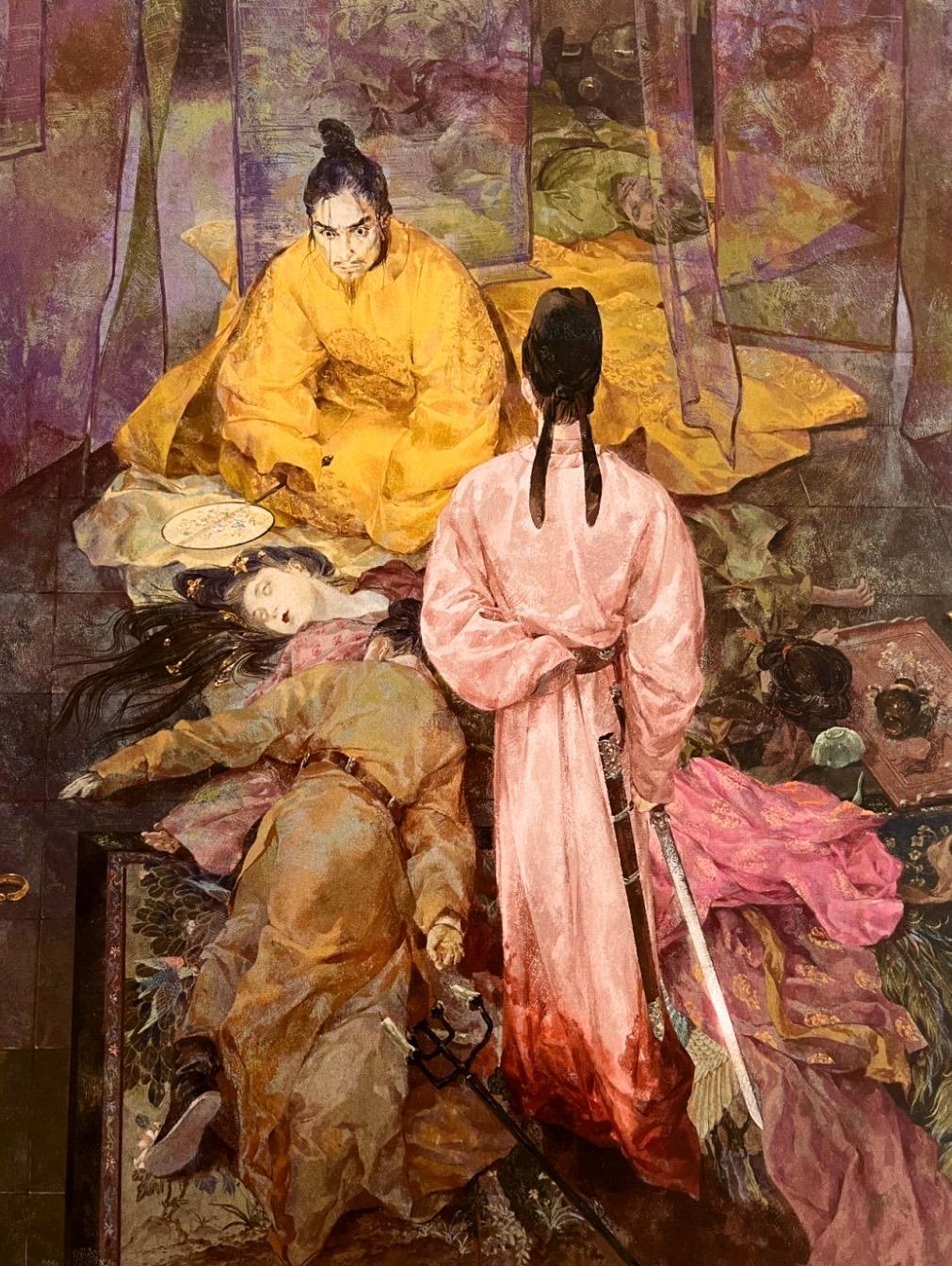 Merasgar老师的色彩搭配真的绝!!何为天赐百色,色彩竟如此华丽,这就是中国传统色的魅力。#merasgar #天赐百色 #插画 #画集 #艺术