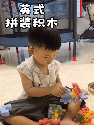 救命……#英式 这款拼装积木让我家娃戒了手机、ipad……一玩一个不吱声!#太上头啦 #专注力培养 #益智玩具 #英式积木