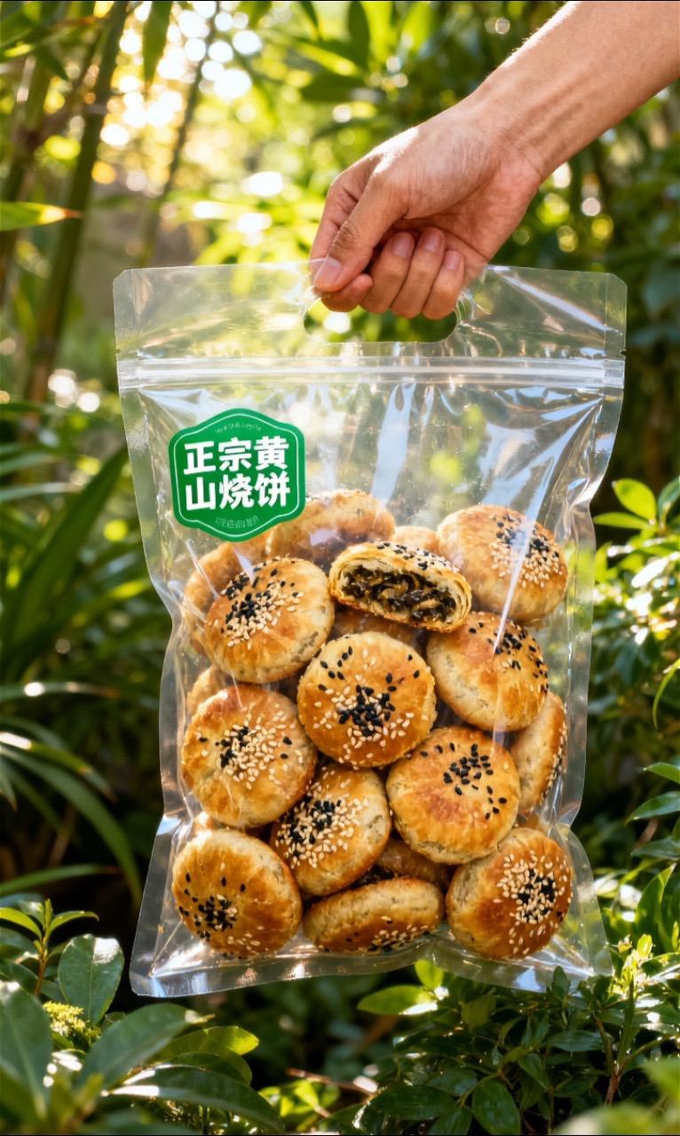 谁懂啊刚到货的黄山梅干菜烧饼我能炫10个