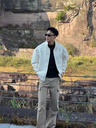 已经开始期待秋天了 #1RMunion #早秋穿搭 #男生外套 #外套穿搭 #ootd穿搭