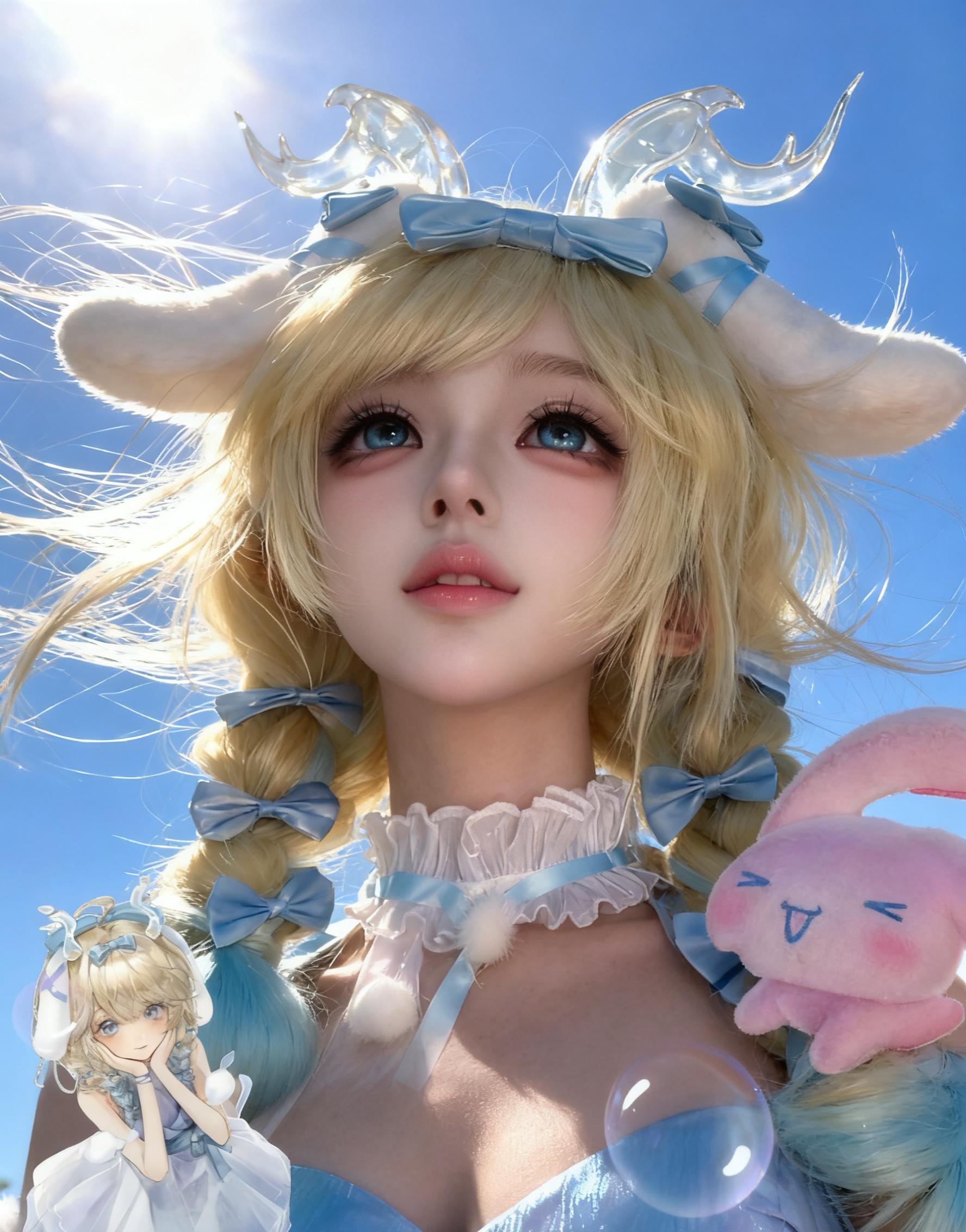 要和瑶瑶一起晒太阳嘛。#瑶cos#王者荣耀cos#豆包p图#感觉至上