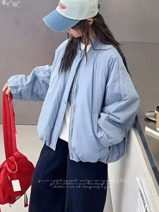 #加厚保暖 #中大童外套穿搭 #棒球服外套#女童 #外套穿搭