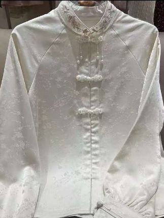 #衬衫 #打底衫 #优雅气质 #谁穿谁漂亮 #国风服饰