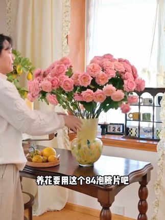 二氧化氯鲜花泡腾片84幼儿园养花绿植净水片插花卉切花保鲜剂