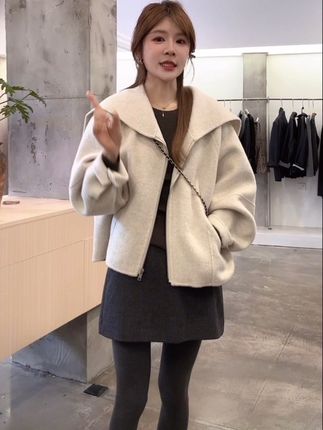 #韩系穿搭 #强烈推荐 #秋冬穿搭 #韩系穿搭 #羊毛大衣
