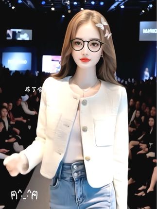#短款小香风外套#减龄气质 #美搭尽显女神范 #时尚洋气 #小香风短款外套女2025春秋新款小个子粗花呢高档纯色高级感上衣