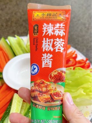 下班了不想做饭,你就用#李锦记蒜蓉酱 做这个蘸酱菜,一吃一个不吱声#无限回购的宝藏单品