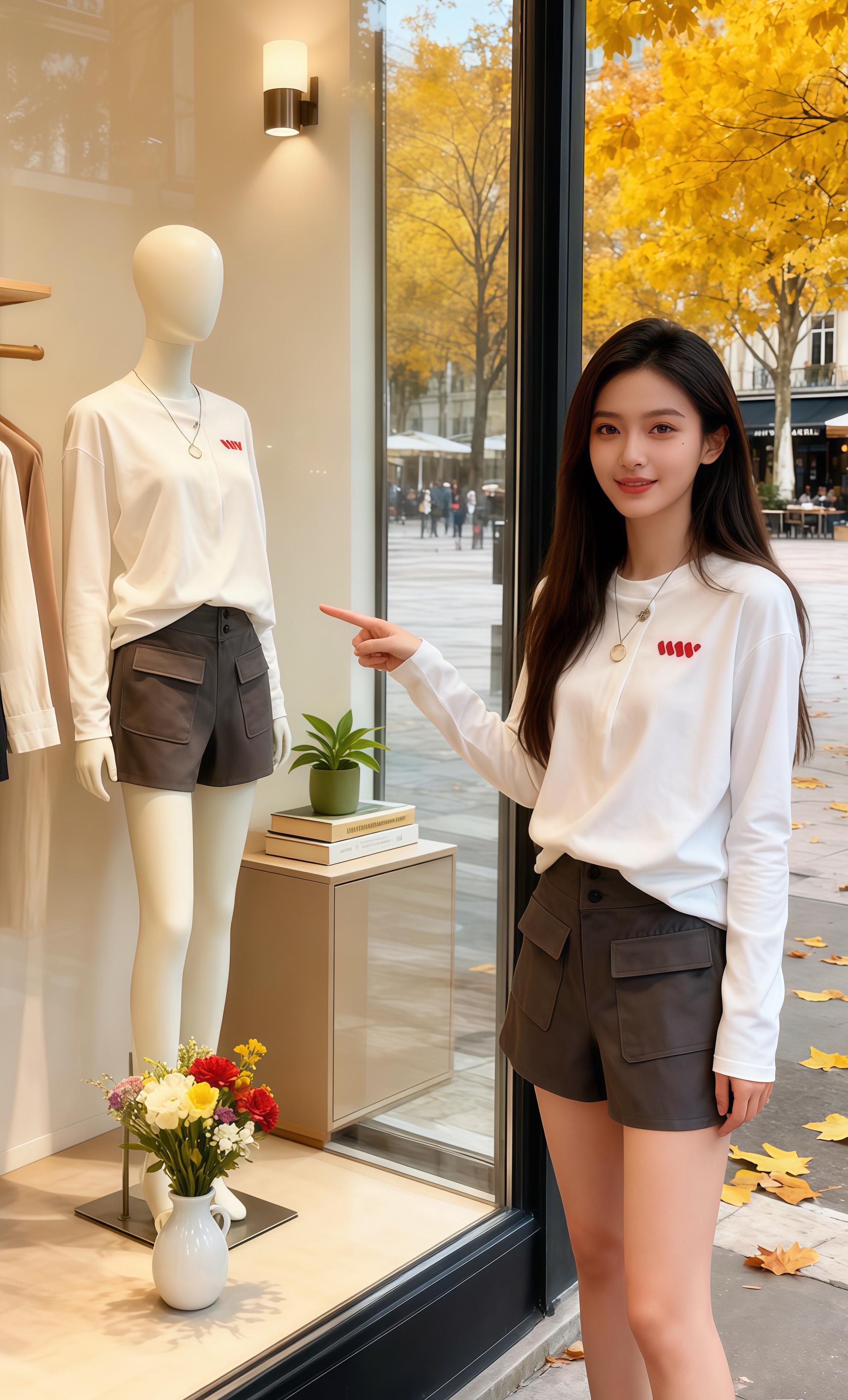 #时尚休闲穿搭 #这也太好看了 #小个子显高显瘦穿搭 #百搭上衣 #甜美穿搭