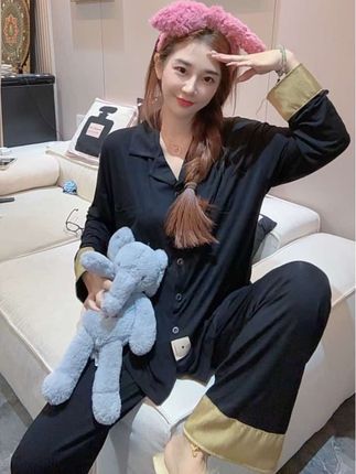 #家居服睡衣 #睡衣 #居家服套装 #睡衣穿搭 老钱风莫代尔