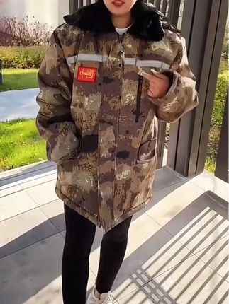 #双11 冬季加绒加厚中长款迷彩棉袄来袭!需要的朋友抓紧下单啦!#棉袄#迷彩棉袄 #迷彩棉大衣#迷彩棉服